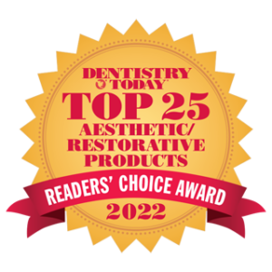 Dentistry Today Top 25 Aesthetic/Restorative Products Readers' Choice Award 2022